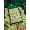 HD Women's Banarasi Silk Printed Unstitched Salwar Suit Material With Dupatta (Bottle Green, 3Mtrs)