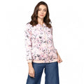 HD Women's Satin Floral 3/4th Sleeve Jacket (Light Pink)