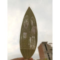 Custom Engraved Leaf Art – Bride And Bridesmaid - Sister Bond Portrait on Natural Leaf