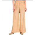 HD Women's Casual Rayon Solid Ankle Length Palazzo (Golden , Free Size)