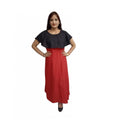 HD Women's Casual Crepe Cape Sleeve Dress (Black)