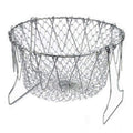 HamariDookan Foldable Chef Basket – Multi-Function Strainer And Steamer (Color: Assorted )