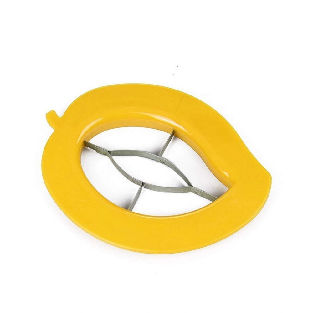 HamariDookan Pack of 5_Mango Cutter And Slicer Tool – with Stainless Steel Blades (Color: Assorted )