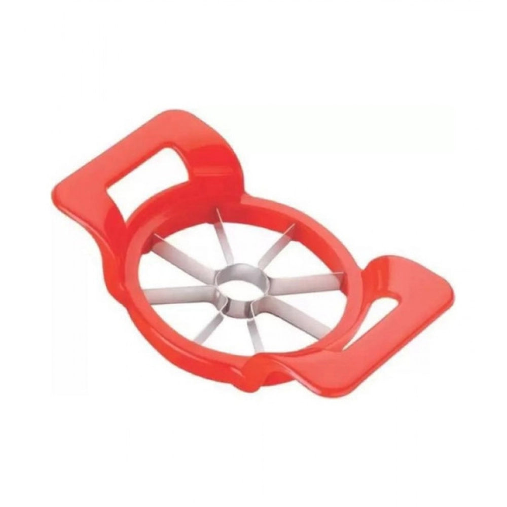 HamariDookan Pack Of 3_Apple Cutter – Stainless Steel Fruit Slicer And Corer for Quick Cutting (Color: Assorted )