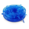 HamariDookan Pack Of 2_Silicone Lids – Reusable Stretchable Covers for Bowls And Containers (Color: Assorted )