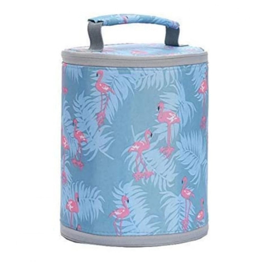 Round Travel Lunch Bag – Portable Office Bag for Men And Women (Color: Assorted )