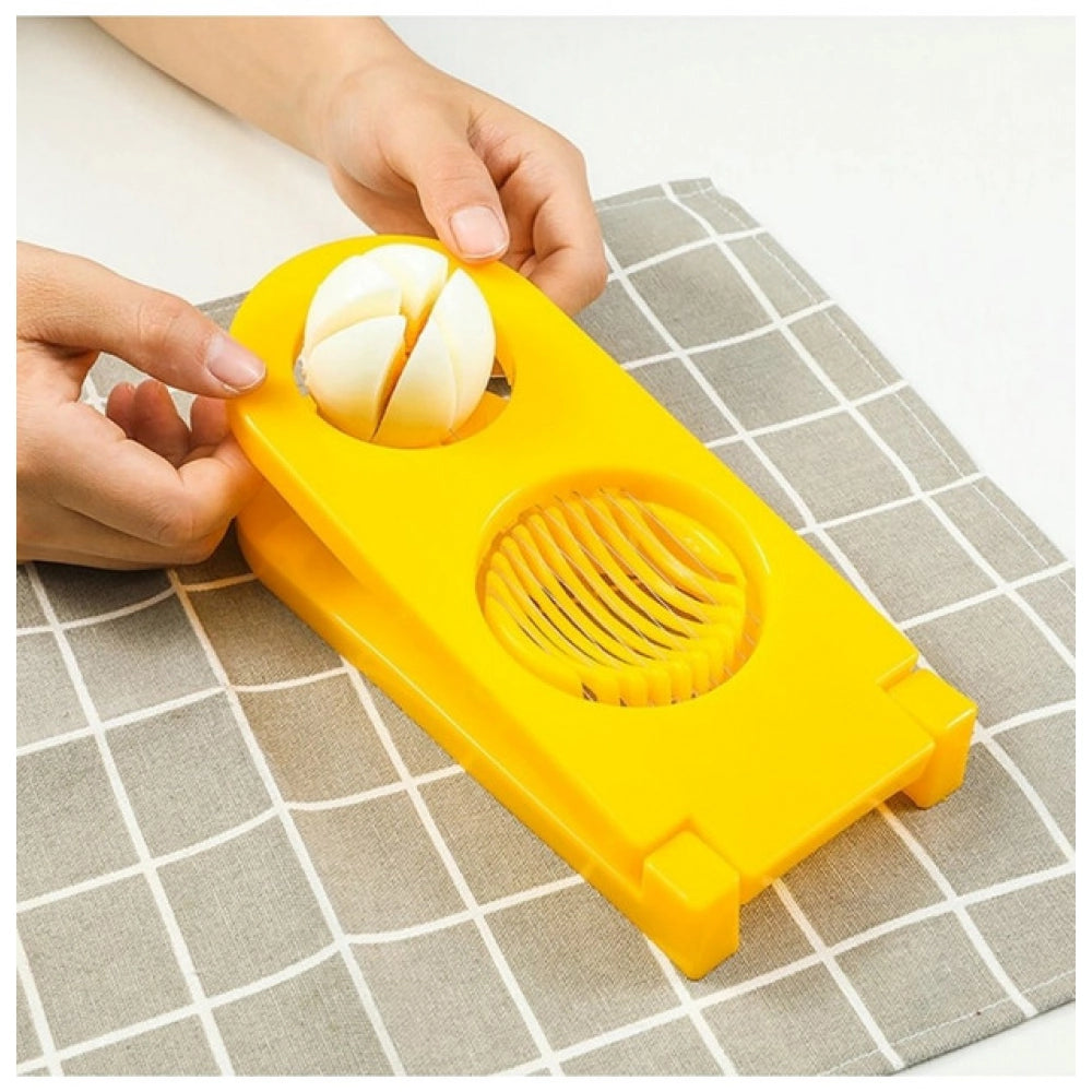 HamariDookan Pack of 2_2-in-1 Egg And Mushroom Slicer – (Color: Assorted )