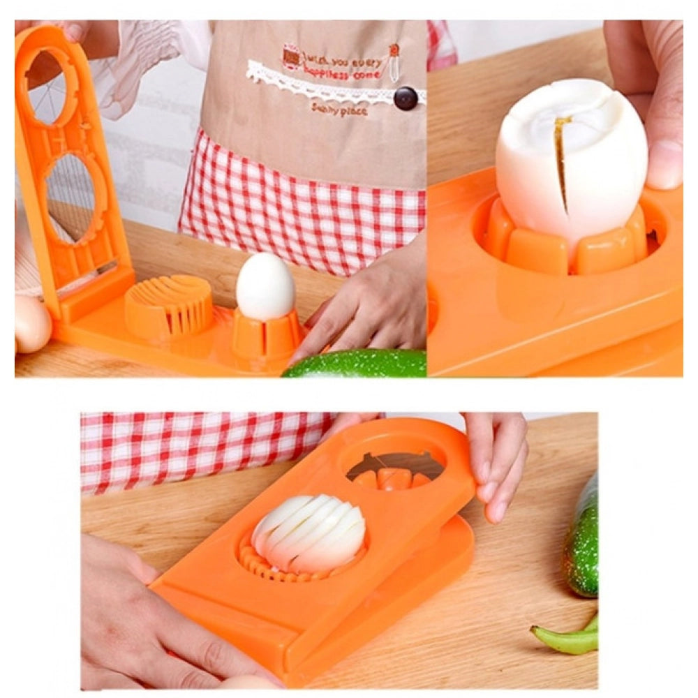 HamariDookan Pack of 2_2-in-1 Egg And Mushroom Slicer – (Color: Assorted )