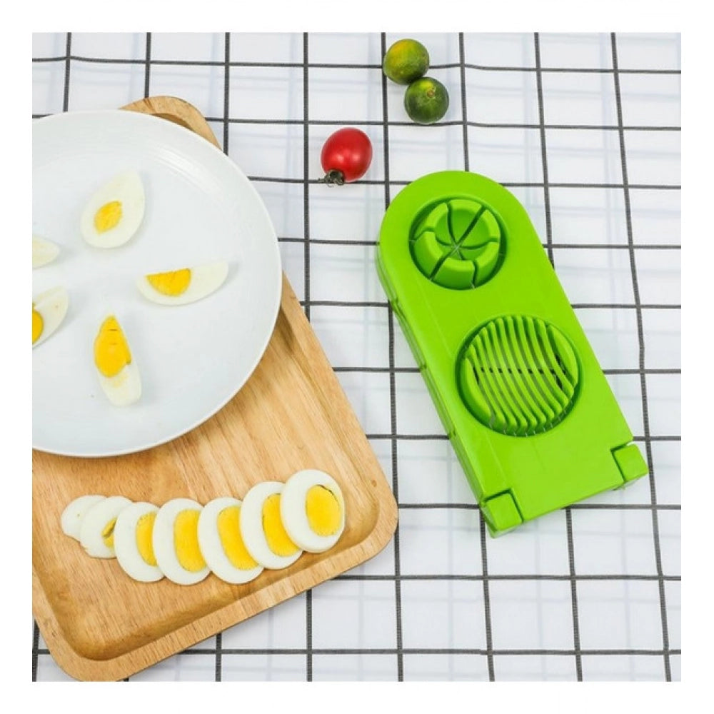 HamariDookan Pack of 2_2-in-1 Egg And Mushroom Slicer – (Color: Assorted )
