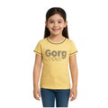 HamariDookan Girl's Cotton Printeded Round Neck T-Shirt (Yellow)