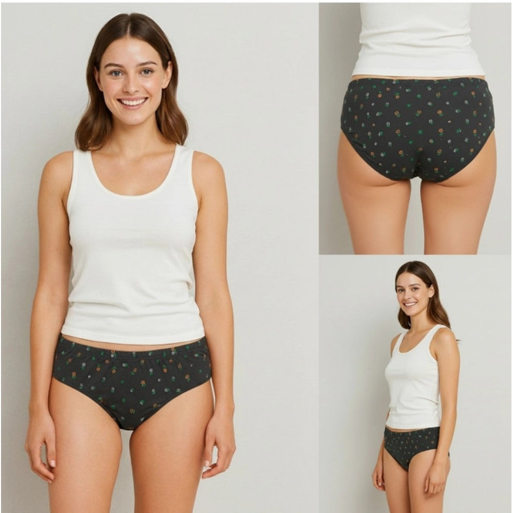 Pack of_12 Women's Cotton Printed Hipster Panty (Multicolor)