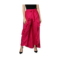 HD Women's Rayon Ruffled Elasticated Skirt (Pink)
