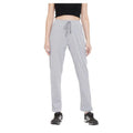HD Women's Cotton Solid Elasticated Track Pants (Light Grey)