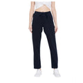 HD Women's Cotton Solid Elasticated Track Pants (Navy)