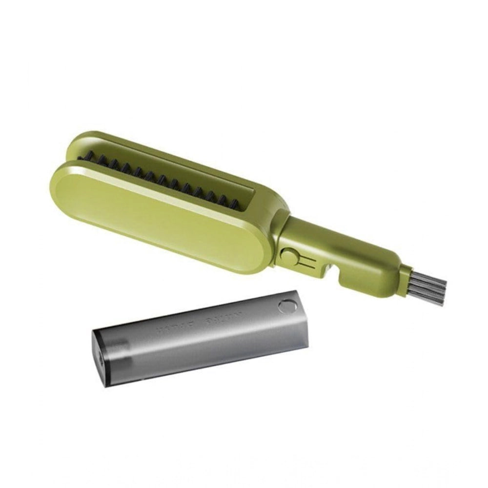 HamariDookan Stainless Steel-Plastic Solid Kitchen Knife Cleaner Brush (Green)