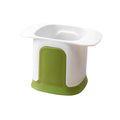 HamariDookan ABS Plastic Solid Hand Pressure Vegetable Chopper and Dicer (Green-White)