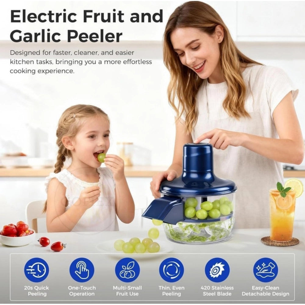 HamariDookan Plastic Solid An Electric Automatic Peeler (Blue)