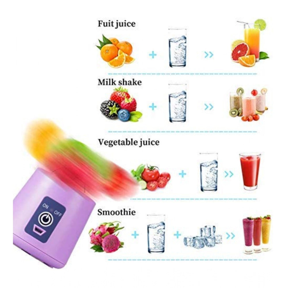 HamariDookan Plastic Solid Electric USB Juicer (Purple)