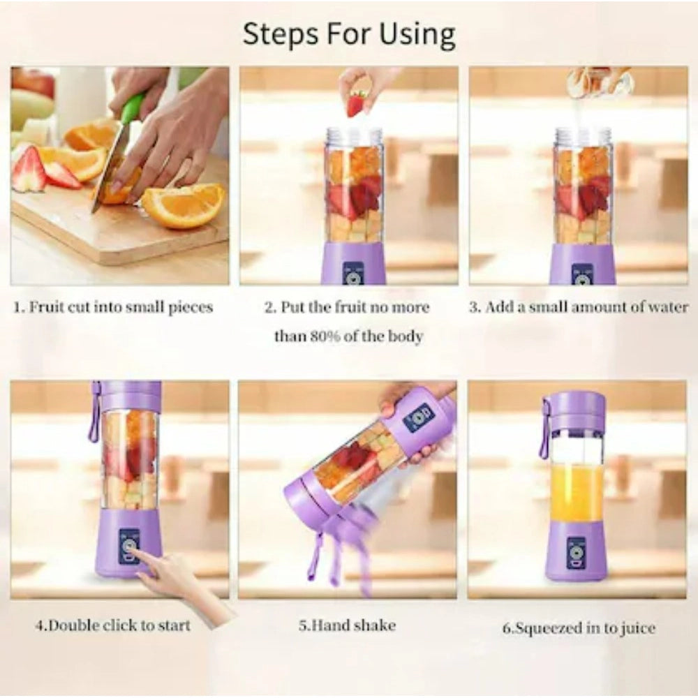 HamariDookan Plastic Solid Electric USB Juicer (Purple)