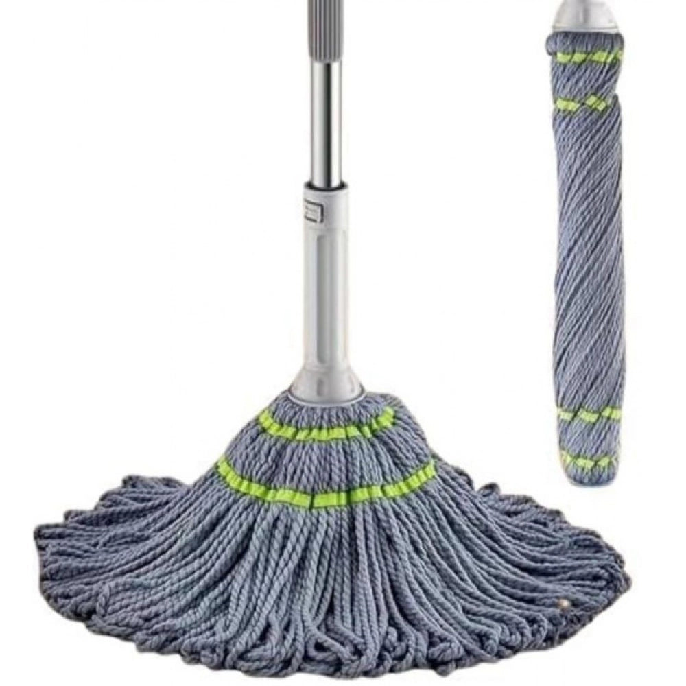 Pack of 2 Microfiber Twist Mop for Floor Cleaning (Grey)