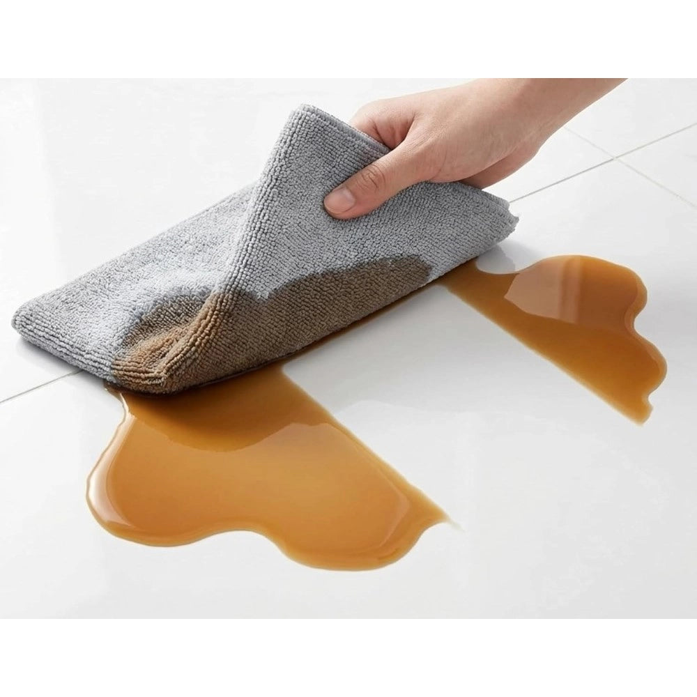 HamariDookan Pack of 2 Microfiber Cleaning Cloth (Grey)