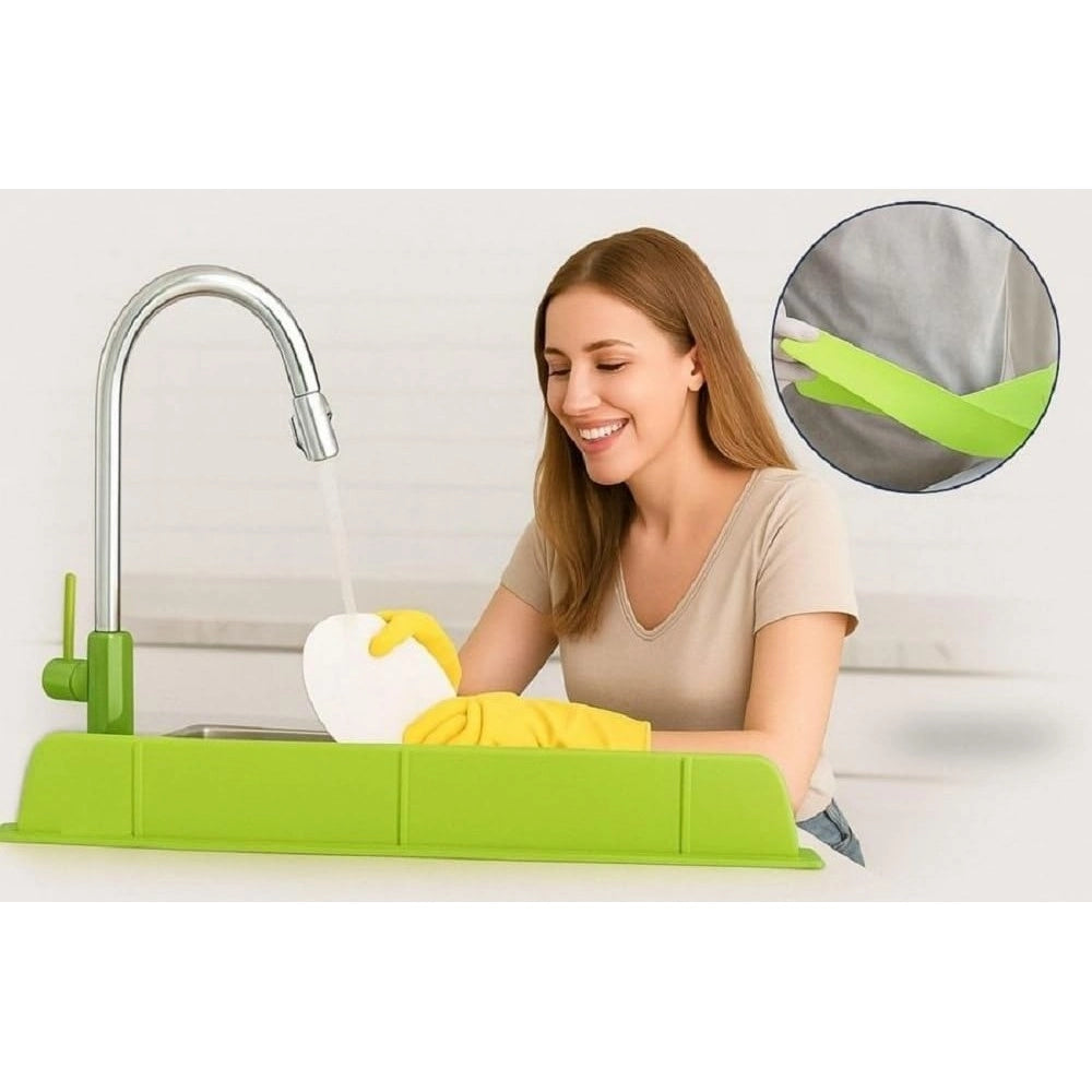 HamariDookan Silicone Sink Splash Guard for Kitchen (Multicolor)