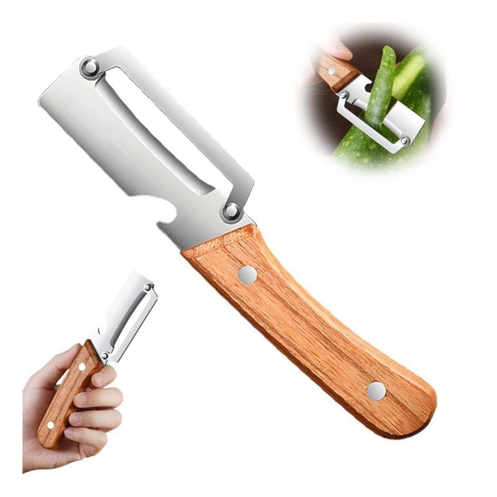 HamariDookan Pack of 2 Multi Functional Vegetable Peeler (Multicolor)