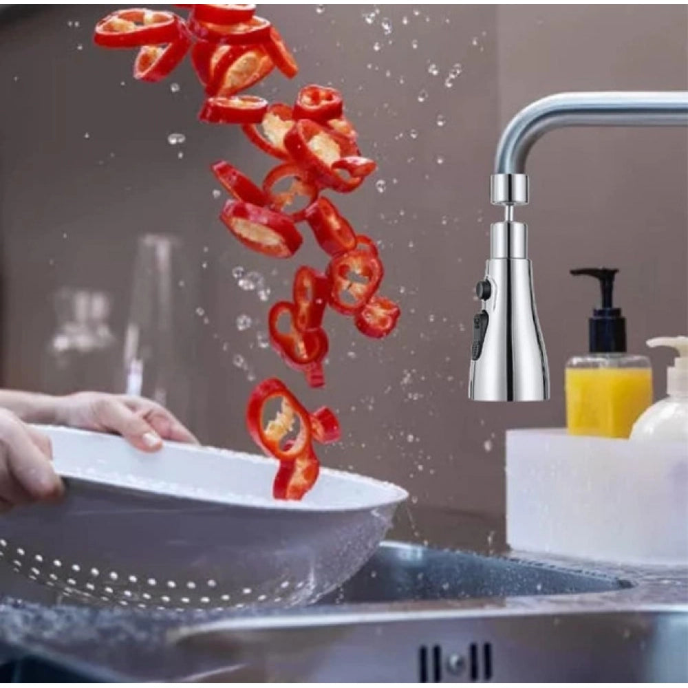 HamariDookan 360 Degree Movable Faucet (Silver)