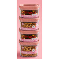 HamariDookan Pack of 4 Switchers Airtight Storage Container Set 1250 ML (Pink)