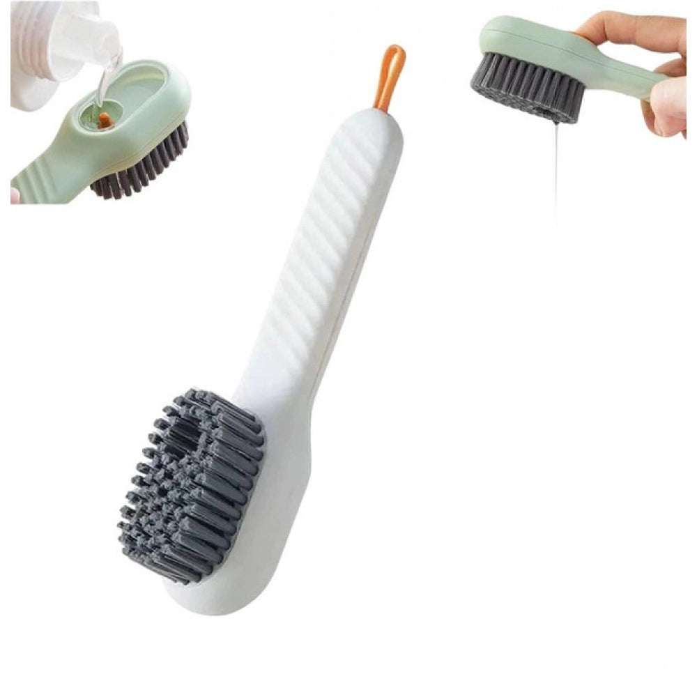HamariDookan Pack of 3 Soap Dispensing Cleaning Brush (Multicolor)
