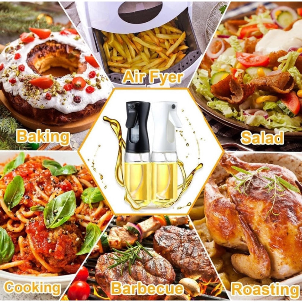 HamariDookan Pack of 2 Oil Sprayer for Cooking (Black)