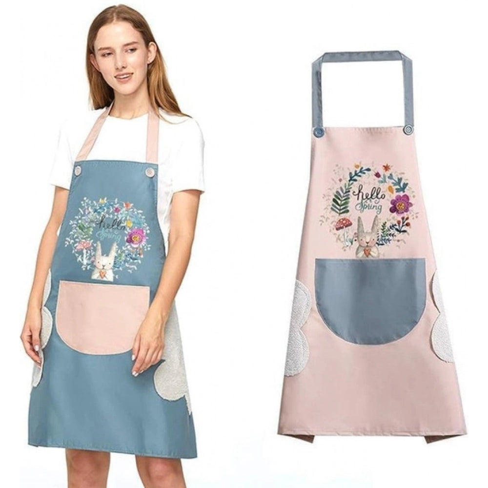 HamariDookan Pack of 2 Kitchen Pocket Apron (Multicolor)