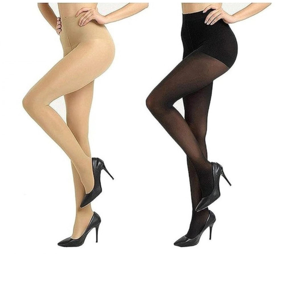 HD Pack of 2 Stocking Tights (Multicolor)
