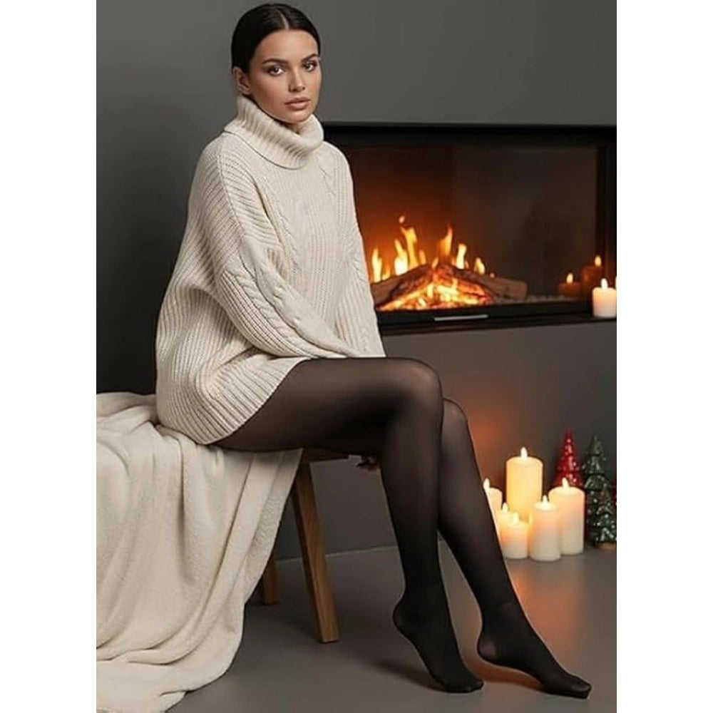 HD Winter Warm Leggings (Black)