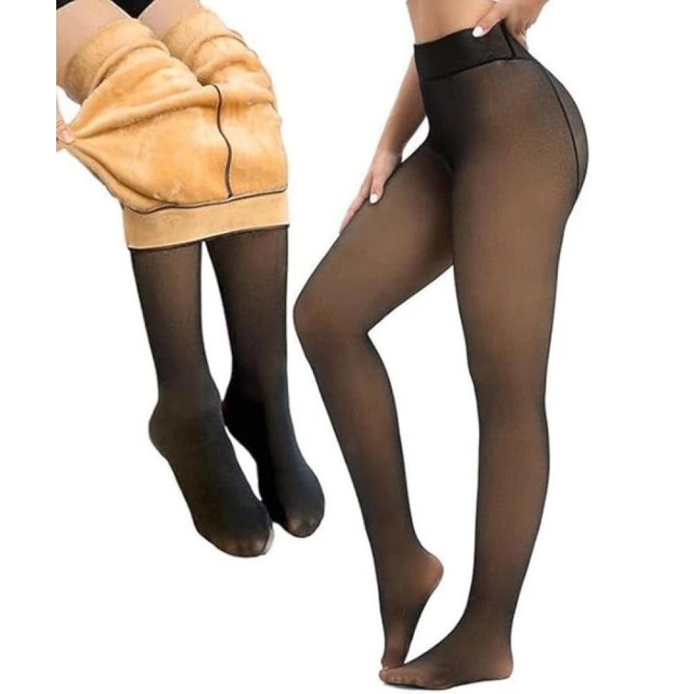 HD Winter Warm Leggings (Black)