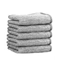 HamariDookan Pack of 5 Stainless Steel Dishwash Scrub (Silver)