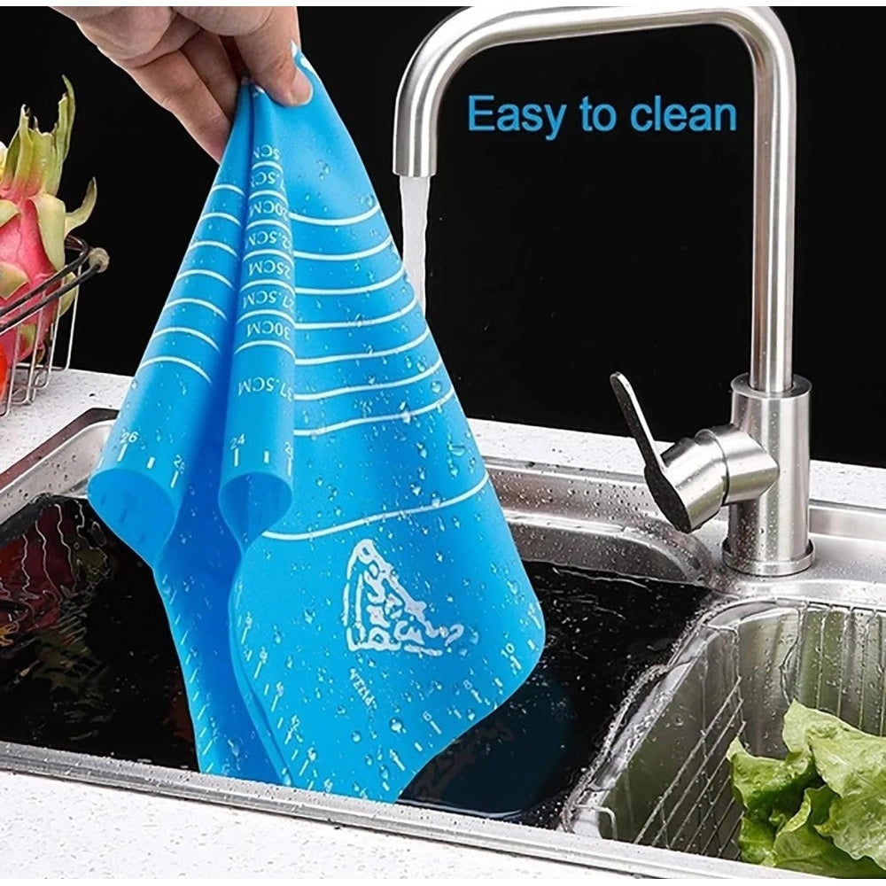 HamariDookan Pack of 3 Silicone Roti Mat (Blue)