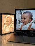 Plastic Lithophane LED Picture Frame (Black)