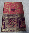 Women's Jacquard Printed Saree With Unstitched Blouse - 5.5 Mtr (Pink-Purple)
